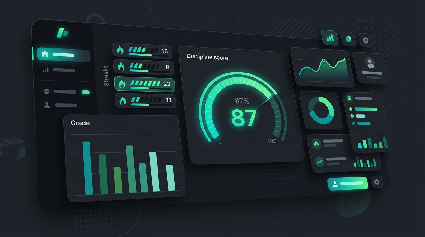 Discipline tracking dashboard